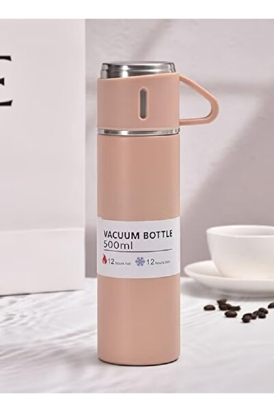 Primo Plus Stainless Steel Insulated Thermal Coffee Cup Pink