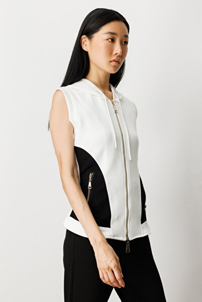 ON Двоколірний жилет з капюшоном