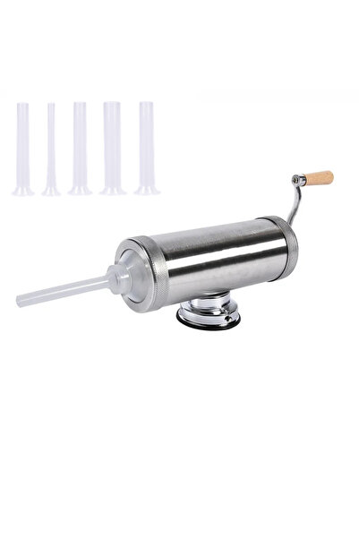 MXM Mașină de umplut cârnați 2,5 kg cu ventuză, 5 pâlnii incluse