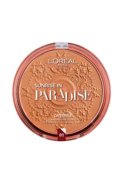 L'oreal Pudra bronzanta cu efect iluminator Sunrise In Paradise, 01 Light Bronze, 18gr