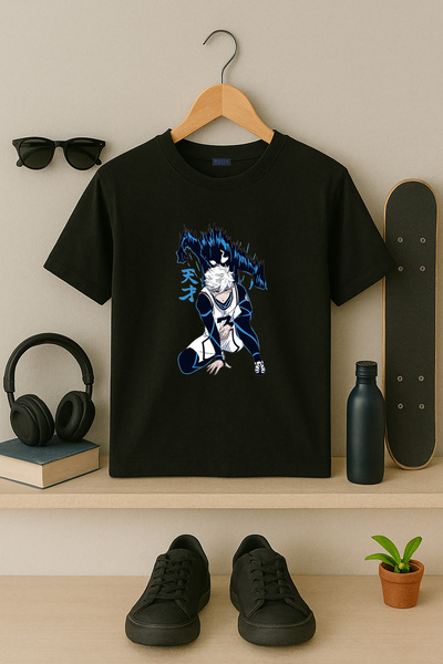 BLITZ ISTANBUL Tricou pentru copii cu imprimeu Nagi Seishiro Blue Lock (4-13 ...