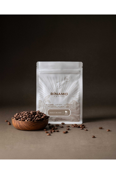 binamo coffee قهوة يومية مخلوطة من حبوب البن (250 جرام)
