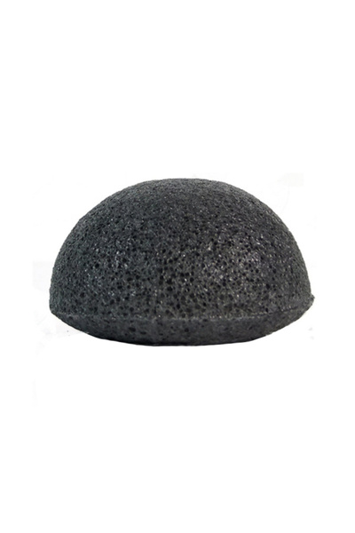 BEYOUTIFUL Facial Sponge Made from Konjac Fibers with Charcoal for Acne-Prone Skin