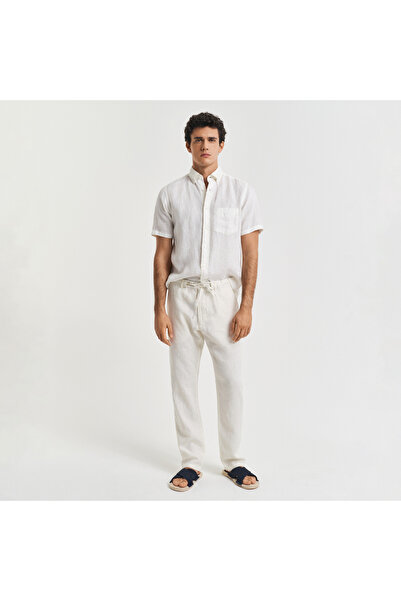 Gant Erkek Krem Relaxed Fit Pantolon