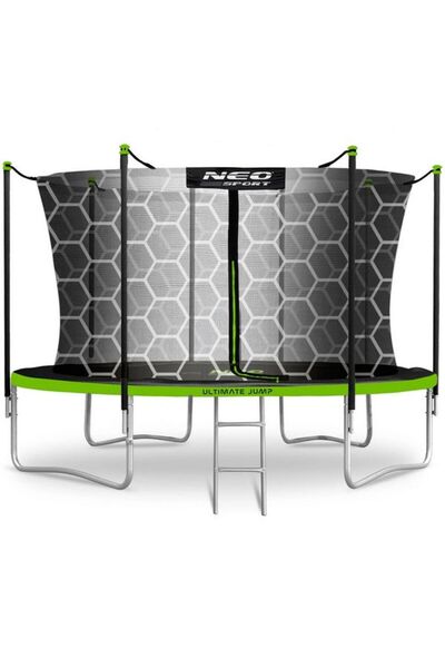 DacEnergy Trambulina de gradina, plasa de siguranta interioara, stalpi metalici, picioare duble, stabile in...