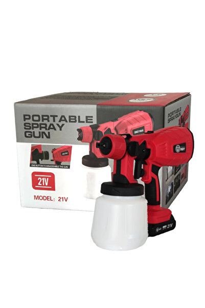 DDT Pistol electric de vopsit cu 2 acumulatori,1000 ml, 210 V