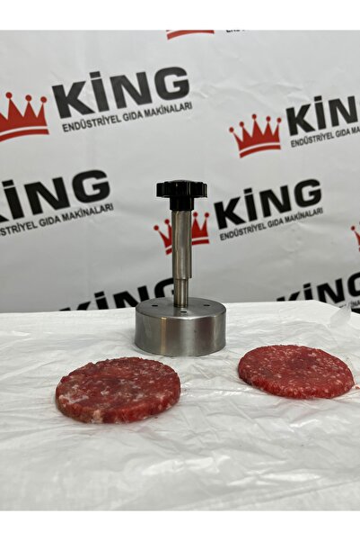 King Makina KÖFTE BASMA PRESİ 9 CM (45-55 Gram) (ÇOCUK HAMBURGER KÖFTESİ)