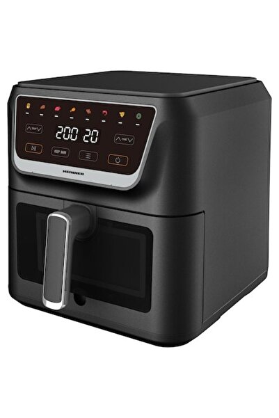 Heinner CrispPro Chef HAF-H8BK1700 Air Fryer, 1700W, 8L, Digital Display, Touch Control, 8 Programs,