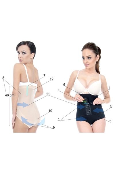 Orirose Orirose postpartum shaping underwear, with Push Up effect, high waist and flat finishes, adjustable