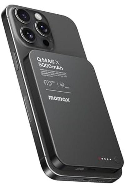 Shopi MOMAX Magnetic Power Bank, 5000mAh Wireless Portable Charger