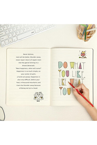 OEM Caiete A4 liniate, 30 de coli, 60 de pagini, coperți negre, pentru schițe, cursuri, pachet de 12 bucăți