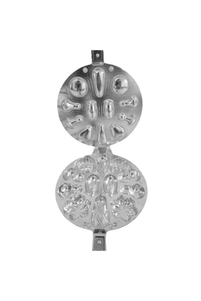 SDX Market 12-Hole Cake Pan, silver, 16 cm