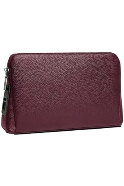 Green Lion London Smart Fingerprint Pouch - Dark Red