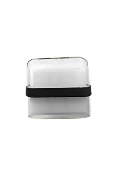 Vooltex ابليك جداري خارجي بلون اسود اضاءة صفراء 15 واط