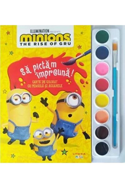 Editura Litera Minions. The Rise of Gru. Sa pictam impreuna! Cart