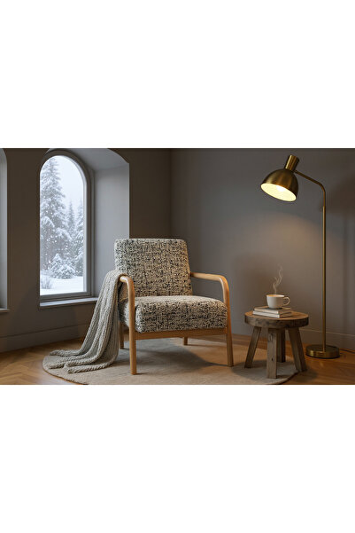 BLEG Dora İskandinav Tarzı Masif Kayın Berjer – Hazır Kurulum