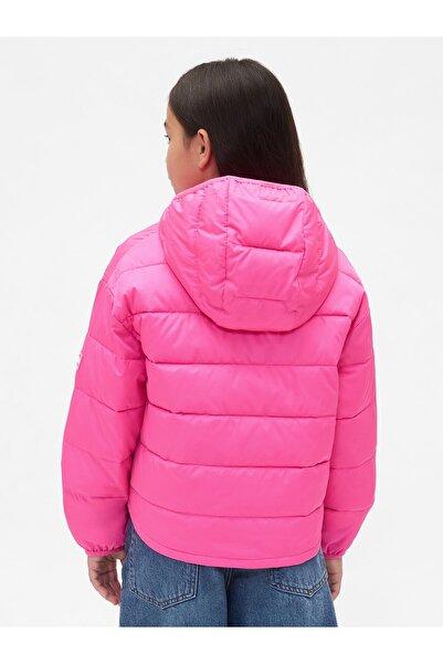 GAP Kız Çocuk Pembe ColdControl Puff Ceket