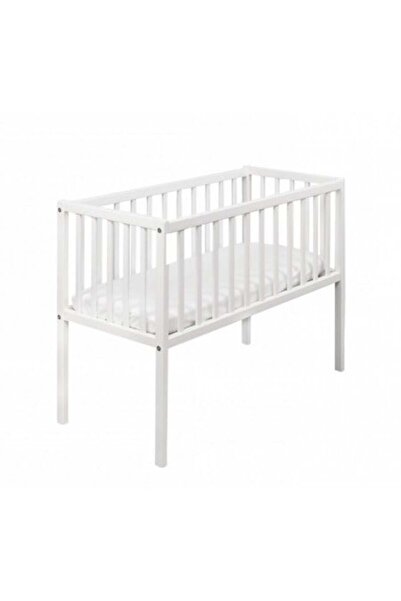 Woodies Supplementary Bed for Children, 90 x 40 cm, Pine Wood, Safe Dreams, Crib Dream, White