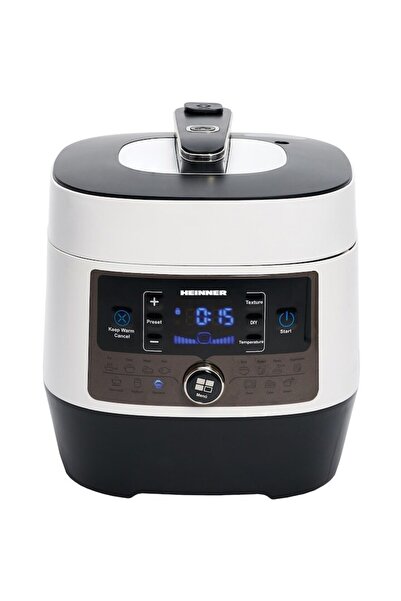 Heinner Multicooker with pressure cooking HPCK-6WH, 3.3 L, 14 programs, detachable non-stick pot, Ti