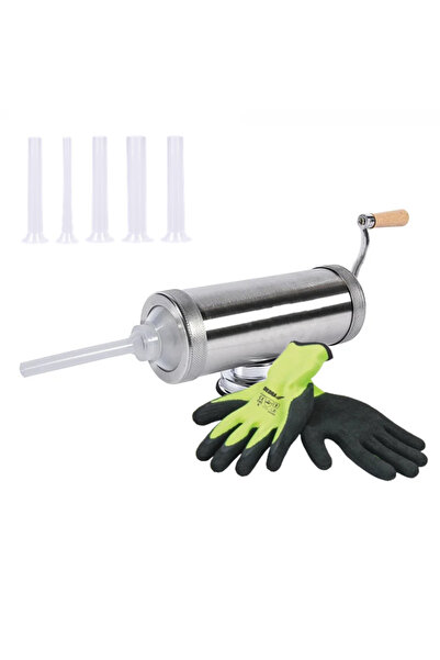 MXM Mașină de umplut cârnați 1,5 kg cu ventuză + mănuși