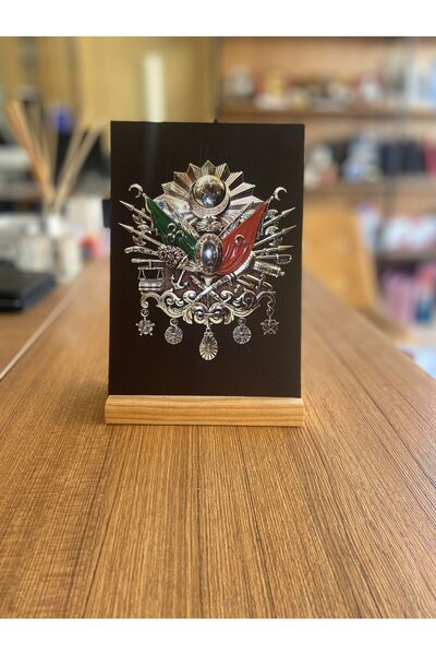 mibales Osmanlı Tuğrası Bozkurt Türk Ülkücü Osmanlı Masaüstü Ofis Hediyelik