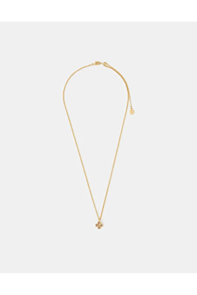 Accessorize Z Yonca Kolye Altın Kaplama