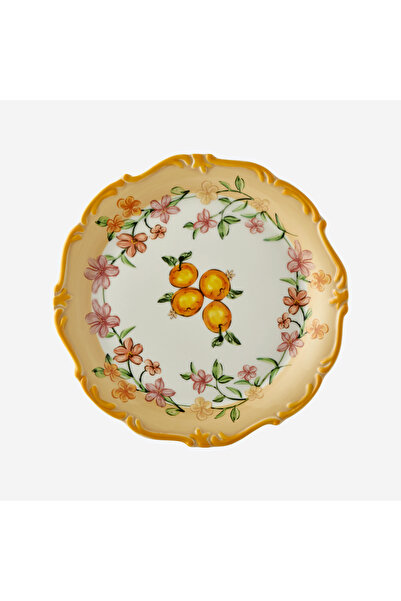 CHIARA ALESSI Il Sogno Turuncu Stoneware Kahvaltı Tabağı 21,5 Cm