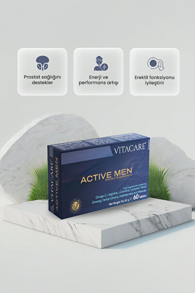 VITACARE OTC VITACARE Active Men 60 Tablet | Beslenme Takviyesi