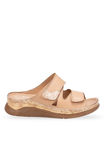 Forelli OSTUNI-H Kadın Deri Terlik Bej