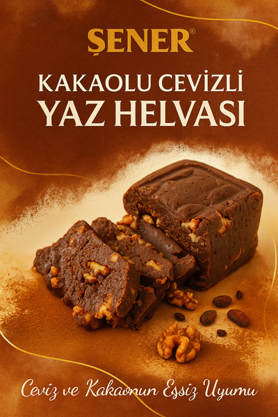 Şener KAKOLU CEVİZLİ YAZ HELVASI VAKUMLU AMBALAJ 350 GR