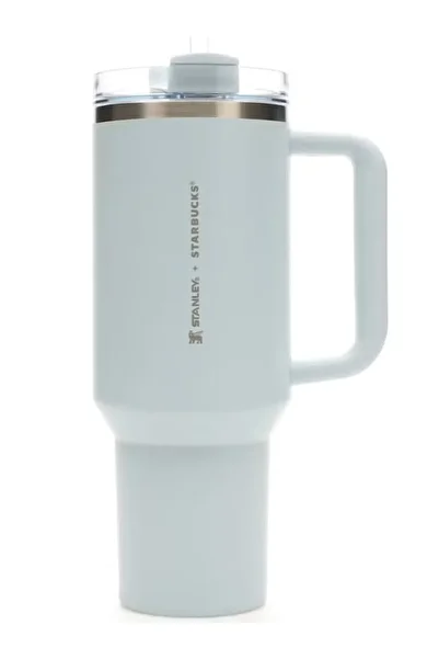 Stanley Cup Quencher X Starbucks H2.0 Spring Blue made of stainless steel 40 oz