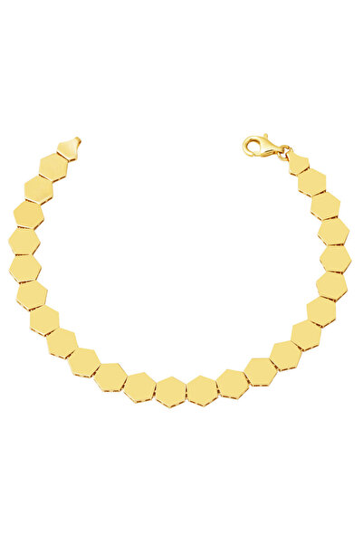 Bilezikci Petek Tasarım 14 Ayar Altın Künye