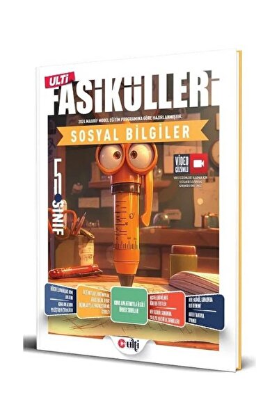 Anla Kazan Yayınları Ulti 2026 5. Sınıf Sosyal Bilgiler Ulti Fasikülleri Yeni Müfredat