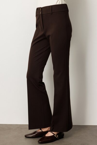 Ekol İspanyol Paça Cepsiz Pantolon