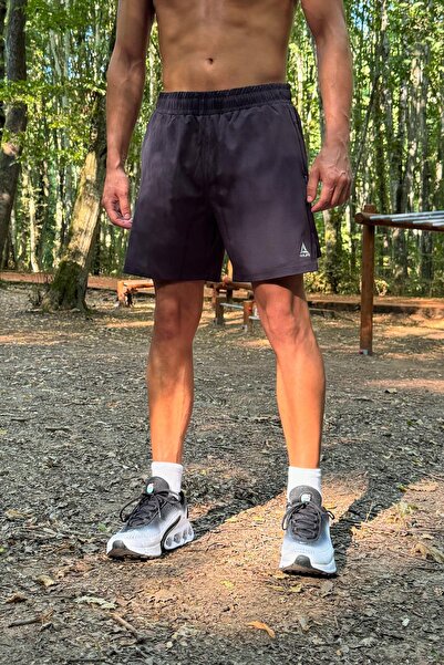 Flaw Wear Fermuar Cepli Lacivert Sportif Şort