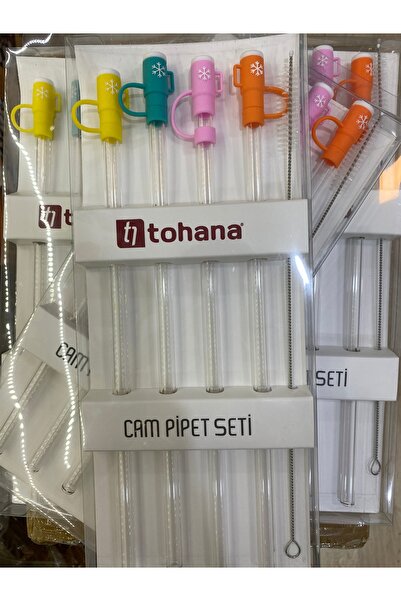 Peraye CAM PİPET VE PİPET KAPAĞI 4LÜ TEMİZLEME FIRÇALI CAM PİPETLER