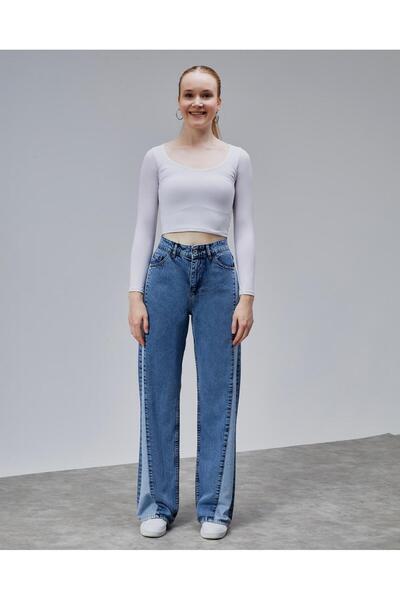 Butik Pre-Two Piece Detail Palazzo Pants