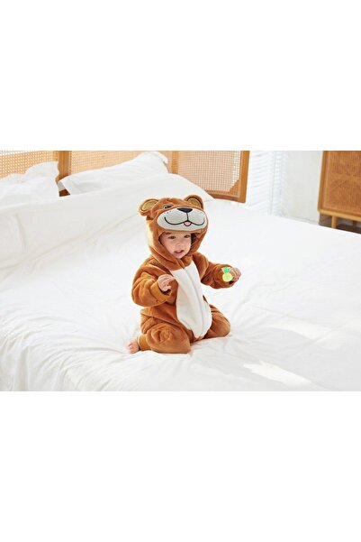 WildFashion Kigurumi pajamas for babies, jumpsuit type, made of soft and fluffy material CLD159-8