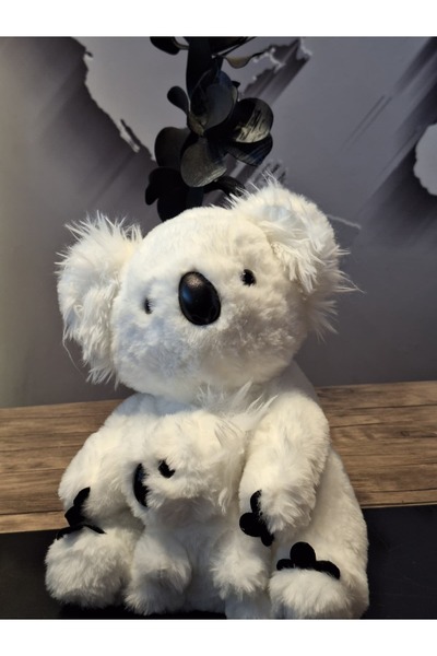 Selay Oyuncak CAM GÖZ KAR BEYAZI YAVRULU KOALA