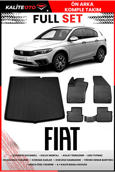 ko kaliteoto Fiat Egea Cross Tamir Kitli 2021-2022-2023-2024-2025 Model Bagaj...
