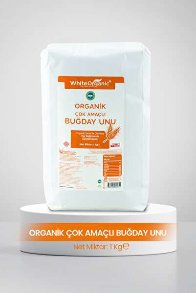 White Organic Organik Çok Amaçlı Buğday Unu 1 Kg