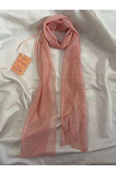 Nurcanilirboutique Pembe&pudra sindy simli fular