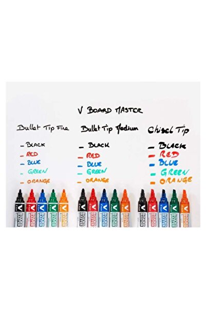 Pilot Marker Vboard Master pentru tablă albă, vârf rotund, 2,3 mm, albastru