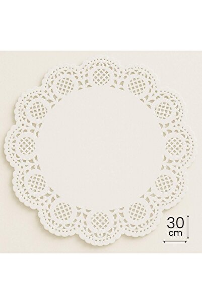 EFE PASTACILIK Paper Lace Placemats - 30 cm 100 Pieces