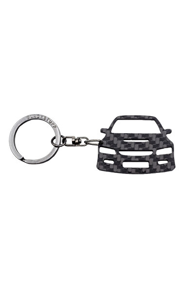 BlackStuff Breloc din fibră de carbon compatibil cu Lancer EVO 8 BS-102