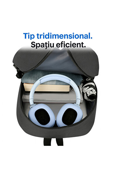 ROHS Multifunctional Backpack 3 in 1 Black, Business & Travel, Laptop 15.6", USB, Waterproof