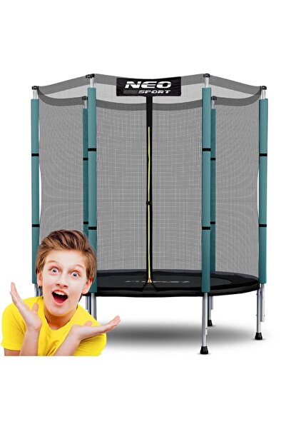 DacEnergy Trambulina de gradina , 6 stalpi fixati cu spuma, plasa interioara de protectie, inchisa cu fermo...