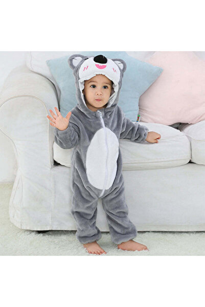 WildFashion Kigurumi pajamas for babies, jumpsuit type, made of soft and fluffy material CLD144-1822