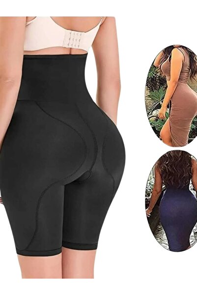 miss flex&fit Women's Silicone Filled Sponge Basen Filled Butt Pop up Corset Hourglass Plumping Corset