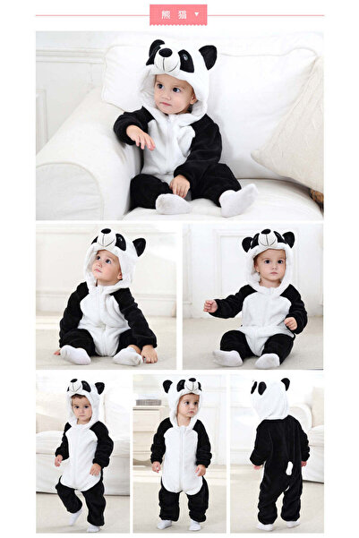 WildFashion Kigurumi pajamas for babies, jumpsuit type, made of soft and fluffy material CLD124-1122